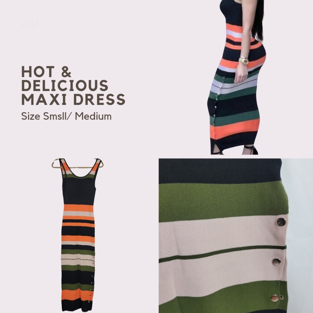 Striped Maxi Dress